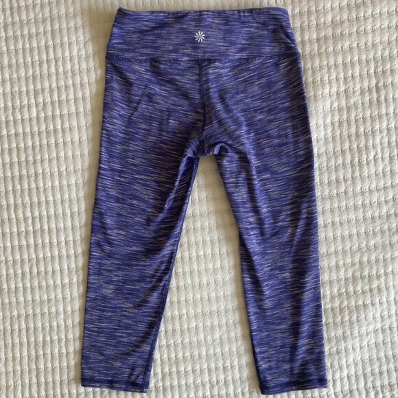 Athleta Chaturanga Yoga Capri Pants, XS, Blue - Picture 2 of 7